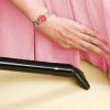 Superior 100% Brushed Microfiber Pleated Bed Skirt, Queen, Chrome(Pink)