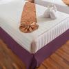 Superior 100% Brushed Microfiber Pleated Bed Skirt, Queen, Chrome(Plum)