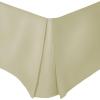 Superior 100% Brushed Microfiber Pleated Bed Skirt, Queen, Chrome(Sage)