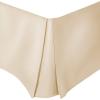 Superior 100% Brushed Microfiber Pleated Bed Skirt, Queen, Chrome(Tan)