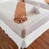 Superior 100% Brushed Microfiber Pleated Bed Skirt, Queen, Chrome(White)