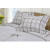 Superior 100% Cotton Duvet Cover Set, Soft Lightweight Duvet Covers, 3-Piece Set Includes 1 Reversible Duvet Cover, 2 Pillow Shams, Sateen Weave, Elmwood Collection, Full/Queen Size(Multi-colored)