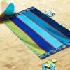 Superior 100% Cotton Luxury Beach Towels – Oversized Beach Towel, Swim Towel, Seashell Stripe (34″ x 64″)
