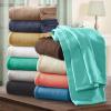 Superior 100% Cotton Toros Textured Blanket All Season Premium Thermal Blanket Woven Reversible Ultra-Soft and Warm Cotton Blankt for Bed/Couch, Waffle Stitch Collection, Full/Queen, Turquoise(Black)