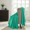 Superior 100% Cotton Toros Textured Blanket All Season Premium Thermal Blanket Woven Reversible Ultra-Soft and Warm Cotton Blankt for Bed/Couch, Waffle Stitch Collection, Full/Queen, Turquoise(Gumdrop Green)