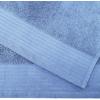 Superior 100% Egyptian Cotton 500 GSM 6 Piece Towel Set, 2 Face, 2 Hand, 2 Towels, Ideal For Bathroom, Kitchen or Beach, Quick Dry, Jacquard and Solid, Mid-Weight, Coral(Pacific Blue)