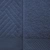 Superior 100% Egyptian Cotton 500 GSM 6 Piece Towel Set, 2 Face, 2 Hand, 2 Towels, Ideal For Bathroom, Kitchen or Beach, Quick Dry, Jacquard and Solid, Mid-Weight, Coral(Royal Blue)