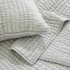 Superior 100% Silk Pick Stitch 3-Piece Quilt Set, 1 Medium Weight All-Season Coverlet, 2 Pillow Shams, Luxury Sets, Handmade Comfy Home Bedding, Cotton Fill, Bella Collection, Queen Size, Light Brown(Silver)