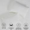 Superior 100% Silk Pick Stitch 3-Piece Quilt Set, 1 Medium Weight All-Season Coverlet, 2 Pillow Shams, Luxury Sets, Handmade Comfy Home Bedding, Cotton Fill, Bella Collection, Queen Size, Light Brown(Off White)