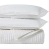 Superior 100% Silk Pick Stitch 3-Piece Quilt Set, 1 Medium Weight All-Season Coverlet, 2 Pillow Shams, Luxury Sets, Handmade Comfy Home Bedding, Cotton Fill, Bella Collection, Queen Size, Light Brown(Off White)
