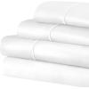 Superior 1500 Thread Count Standard 2-Piece Pillowcase Set, Solid, Single Ply, White