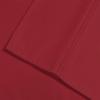 Superior 1502 Series Premium Quality Microfiber Pillowcase Set, Standard, Silver(Burgundy)