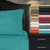 Superior 1502 Series Premium Quality Microfiber Pillowcase Set, Standard, Silver(Orange)