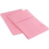 Superior 1502 Series Premium Quality Microfiber Pillowcase Set, Standard, Silver(Pink)