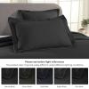 Superior 2 Piece Solitaire Cotton Bedspread Set, Home Bed Decor, Decorative Bed Spread, 1 Pillow Sham, Medium Weight Blanket, Matelasse Coverlet Bedding, Textured Quilted Pattern, Twin, Taupe(Black – Z)