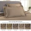 Superior 2 Piece Solitaire Cotton Bedspread Set, Home Bed Decor, Decorative Bed Spread, 1 Pillow Sham, Medium Weight Blanket, Matelasse Coverlet Bedding, Textured Quilted Pattern, Twin, Taupe(Taupe – Z)