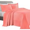 Superior 2 Piece Solitaire Cotton Bedspread Set, Home Bed Decor, Decorative Bed Spread, 1 Pillow Sham, Medium Weight Blanket, Matelasse Coverlet Bedding, Textured Quilted Pattern, Twin, Taupe(Coral – Z)
