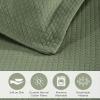 Superior 2 Piece Solitaire Cotton Bedspread Set, Home Bed Decor, Decorative Bed Spread, 1 Pillow Sham, Medium Weight Blanket, Matelasse Coverlet Bedding, Textured Quilted Pattern, Twin, Taupe(Sage – Z)