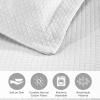 Superior 2 Piece Solitaire Cotton Bedspread Set, Home Bed Decor, Decorative Bed Spread, 1 Pillow Sham, Medium Weight Blanket, Matelasse Coverlet Bedding, Textured Quilted Pattern, Twin, Taupe(White – Z)