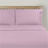 Superior 2-Line Bubble Embroidered Sheets, Luxurious Silky Soft, Light Weight, Wrinkle Free Brushed Microfiber, Twin Size 3 Piece Sheet Set, Tan(Lilac)