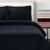 Superior 300 Thread Count Cotton Sheets, Modern Solid, Deep Pocket Bed Sheets, Lightweight, 4 Piece Bed Sheet Set, Includes; One Flat, One Fitted and Two Pillowcases, Queen, Navy Blue(Navy Blue)