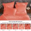 Superior 300 Thread Count Duvet Cover Set, 100% Modal from Beech, Solid, King/California King, White(Coral)
