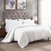 Superior 300 Thread Count Duvet Cover Set, 100% Modal from Beech, Solid, King/California King, White(White)
