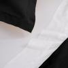 Superior 300-Thread Duvet Cover Set, Premium Long-Staple Cotton, Twin, Black(Black)