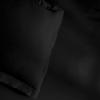 Superior 300-Thread Duvet Cover Set, Premium Long-Staple Cotton, Twin, Black(Black)