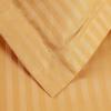 Superior 300-Thread Duvet Cover Set, Premium Long-Staple Cotton, Twin, Black(Gold Stripe)