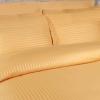 Superior 300-Thread Duvet Cover Set, Premium Long-Staple Cotton, Twin, Black(Gold Stripe)