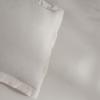Superior 300-Thread Duvet Cover Set, Premium Long-Staple Cotton, Twin, Black(Light Grey)