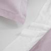 Superior 300-Thread Duvet Cover Set, Premium Long-Staple Cotton, Twin, Black(Lilac)