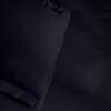 Superior 300-Thread Duvet Cover Set, Premium Long-Staple Cotton, Twin, Black(Navy Blue)