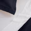 Superior 300-Thread Duvet Cover Set, Premium Long-Staple Cotton, Twin, Black(Navy Blue)