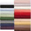 Superior 300-Thread Duvet Cover Set, Premium Long-Staple Cotton, Twin, Black(Peach)
