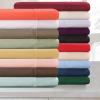 Superior 300-Thread Duvet Cover Set, Premium Long-Staple Cotton, Twin, Black(Peach)
