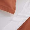 Superior 300-Thread Duvet Cover Set, Premium Long-Staple Cotton, Twin, Black(Pumpkin)