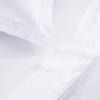 Superior 300-Thread Duvet Cover Set, Premium Long-Staple Cotton, Twin, Black(White)