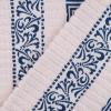 Superior 6-Piece Cotton Towel Set, Decorative Greek Pattern, Home Essentials, Absorbent Towels, Bathroom Decor, Spa, Resort, Includes 2 Hand, 2 Face and 2 Bath Towels, Athens Collection, Grey(Ivory-navy)
