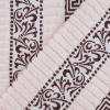 Superior 6-Piece Cotton Towel Set, Decorative Greek Pattern, Home Essentials, Absorbent Towels, Bathroom Decor, Spa, Resort, Includes 2 Hand, 2 Face and 2 Bath Towels, Athens Collection, Grey(Ivory-chocolate)