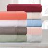Superior 700 Thread Count Egyptian Cotton Pillowcase Bed Set, Modern Solid Sateen, Naturally Breathable and Cooling, Extra Comfort Pillow Cover, Includes: Two Pillowcases, Standard, Coral(Sage)