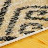 Superior 8mm Pile Height with Jute Backing, Gorgeous Ikat Damask Pattern, Fashionable and Affordable Woven Rugs, 8′ x 10′ Rug, Light Blue(Beige)