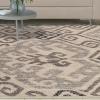 Superior 8mm Pile Height with Jute Backing, Gorgeous Ikat Damask Pattern, Fashionable and Affordable Woven Rugs, 8′ x 10′ Rug, Light Blue(Light Blue)