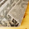 Superior 8mm Pile Height with Jute Backing, Gorgeous Ikat Damask Pattern, Fashionable and Affordable Woven Rugs, 8′ x 10′ Rug, Light Blue(Light Blue)