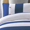 Superior Addison Cotton 300 Thread Count Duvet Cover Set, Comforter Cover, Bed Essentials, Coastal Striped Decor, Includes 1 Duvet Cover with Button Closure, 2 Pillow Shams, King/California King(King/California King)