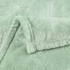 Superior Alaska Collection Quilted Diamond Throw Blanket – Soft Plush Velvety Fleece Blanket for Couch, Bed and Living Room Decor – Cozy, Warm & Lightweight All-Season Cover, Throw Size, White(Sea Foam)