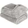 Superior Alaska Collection Quilted Diamond Throw Blanket – Soft Plush Velvety Fleece Blanket for Couch, Bed and Living Room Decor – Cozy, Warm & Lightweight All-Season Cover, Throw Size, White(Platinum)