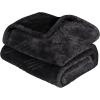Superior Alaska Collection Quilted Diamond Throw Blanket – Soft Plush Velvety Fleece Blanket for Couch, Bed and Living Room Decor – Cozy, Warm & Lightweight All-Season Cover, Throw Size, White(Black)