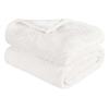 Superior Alaska Collection Quilted Diamond Throw Blanket – Soft Plush Velvety Fleece Blanket for Couch, Bed and Living Room Decor – Cozy, Warm & Lightweight All-Season Cover, Throw Size, White(White)